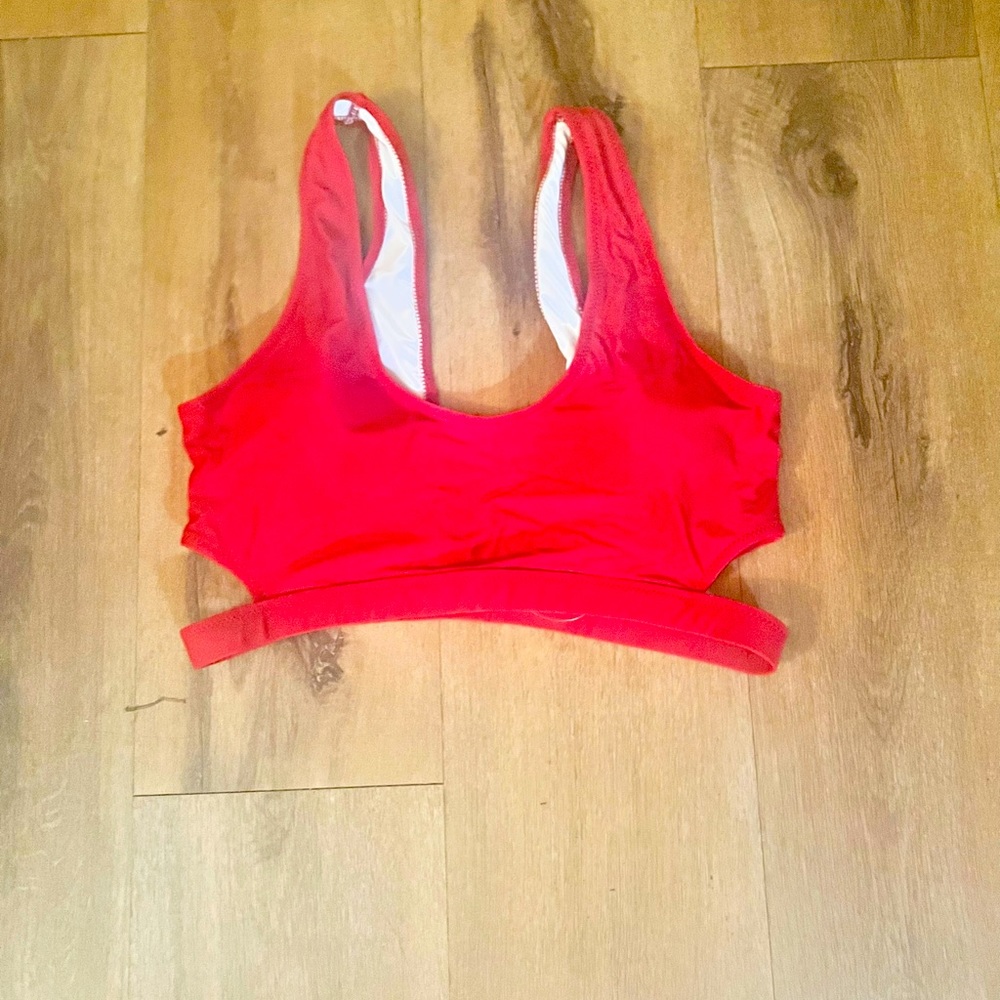 Women’s Red Swimsuit Top Size L